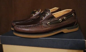 Sperry Mako Gold Cup Boat Shoe - Amaretto Brown - Mens Size 7.5 - NEW IN BOX - Picture 1 of 21