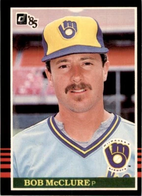 1985 Donruss Bob McClure 100 Baseball Cards #536 - Image 1 of 2