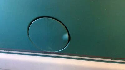 Puerta del tanque de combustible Ford Van E150 92-14 OEM verde azulado Foto 1 de 2