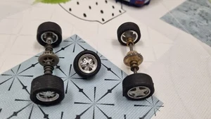 SCALEXTRIC PORSCHE 911 CARRERA RS 935 959 EXIN MADE IN SPAIN EJES TRASEROS - Imagen 1 de 7
