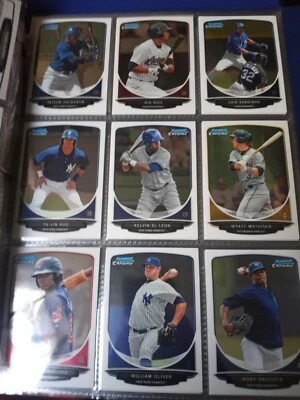 Juego completo Bowman Chrome 2013, base, perspectivas y perspectivas de cromo... Foto 1 de 4