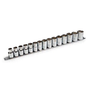 STEELMAN PRO 15-Piece 1/2-Inch Drive Shallow 6-Point Metric Socket Set, 78306 - Picture 1 of 4