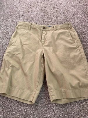 Pantalones Cortos Chinos Polo Ralph Lauren Para Hombre Tiro Medio Beige Talla 32 Foto 1 de 4