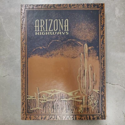 RARE 1985 ARIZONA HIGHWAYS 12 ISSUES COMPLETE FULL YEAR BINDER JANUARY- DECEMBER - Image 1 of 4