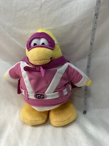 Disney Club Pinguin Plüschpinguin: gelber Pinguin Superheld rosa Gamma Mädchen - Bild 1 von 5