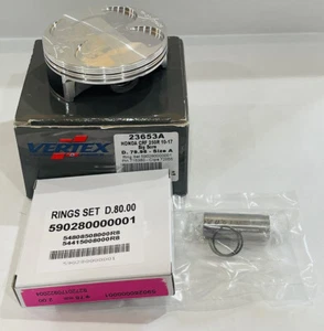Kit piston forgé gros alésage Vertex 79,96 mm pour Honda CRF 250R 2010-17 (+3,2 mm) - Photo 1/1