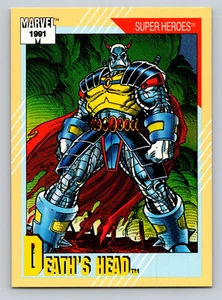 1991 Impel Marvel Universe Series 2 #33 Death's Head Trading Card MCU - Picture 1 of 2