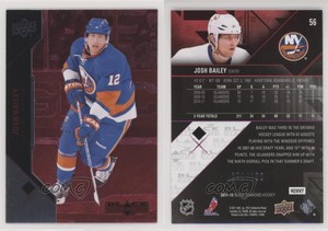 2011-12 Upper Deck Black Diamond Ruby /100 Josh Bailey #56