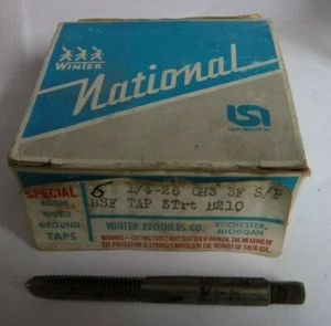 1/4 26 BSF Winter Brothers HSS GH3 Spiral Point Tap - Foto 1 di 1