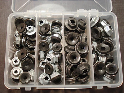 90 pc thread cutting emblem name plate script sealer nut assortment for Dodge - Image 1 of 4