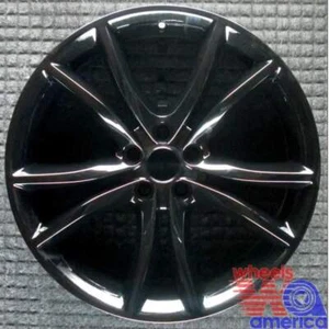 Dodge Challenger Compatible Replica Black 20 inch Wheel 2016 to 2019 - Picture 1 of 1