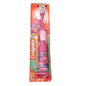 NEW Colgate Kids Powered,Troll Extra Soft, Toothbrush - Picture 1 of 12