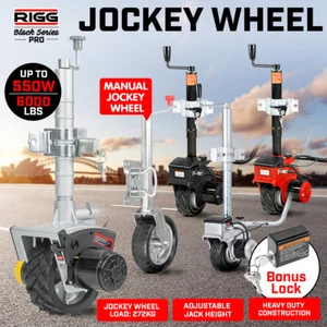 New RIGG Motorised Power Jockey Wheel 12v Electric Mover Caravan Trailer Boat - Picture 1 of 14
