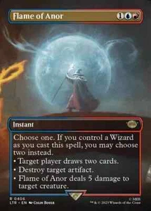 MTG LTR (Borderless) FLAME OF ANOR #406 - Lord of the Rings (R) NON FOIL - Picture 1 of 1