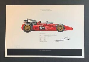 Mario Andretti autographed 1969 Indy 500 Winner 18x12 Limited Edition Print