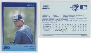 1989 Star Knoxville Blue Jays John Shea #20