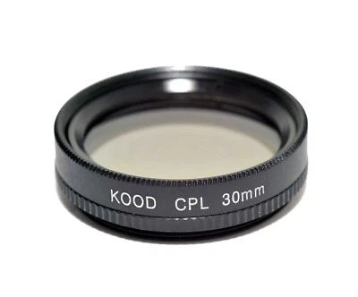 Kood 30mm Circular Polariser Filter Glass CPL Filter 30mm Polarizing Filter  - Image 1 of 4