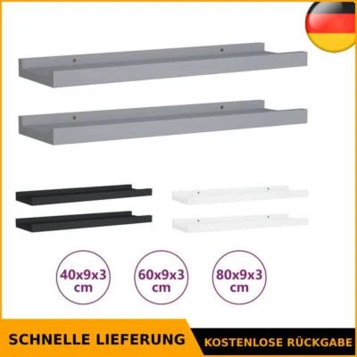 2x Bilderleiste MDF Fotoleiste Bilderregal Bilderrahmen mehrere Auswahl vidaXL - Bild 1 von 4