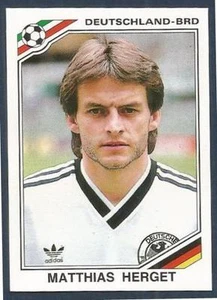 PANINI WORLD CUP STORY #184-MEXIKO 86-DEUTSCHLAND-BRD-GERMANY-MATTHIAS HERGET - Bild 1 von 1