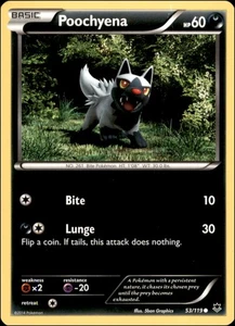 Pokemon - Poochyena #53/119 - XY - Phantom Forces Common - Bild 1 von 2