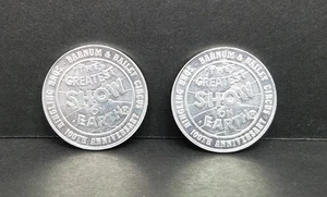 1971 Ringling Bros. - Barnum & Bailey Circus 100th Anniversary Aluminium Tokens - Bild 1 von 7