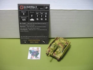 =Axis & Allies Miniatures COUNTEROFFENSIVE Elite StuG-III Ausf. G w card 30/50= - Picture 1 of 1