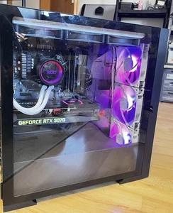 Gaming PC mit RTX 3070, Ryzen 5 3500x, 32GB DDR4, WaKü,  512GB SSD - Bild 1 von 6