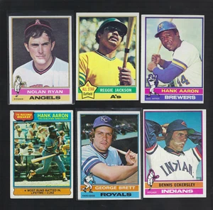 1976 Topps Baseball Complete Set 1-660 EX-EXMT Nice Set! Eckersley RC Ryan - Imagen 1 de 4
