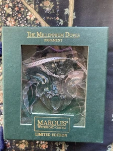 Waterford Marquis Millennium Tauben Weihnachtsschmuck Neu im Karton - Bild 1 von 5