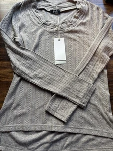 Miss Me Langarmshirt grau in Farbe/Größe S - schönes Design! - Bild 1 von 2