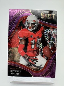 2022 Select Draft Picks Field Level Purple Lazer Davante Adams Fresno State #129 - Bild 1 von 2