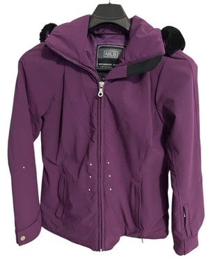 NILS Purple Ski Jacket Size 12 Waterproof Breathable - Image 1 of 4