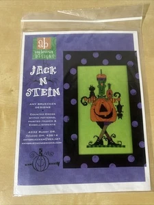 Amy Bruecken Designs Jack N Stein Counted Cross Stitch Pattern With Buttons - Picture 1 of 4