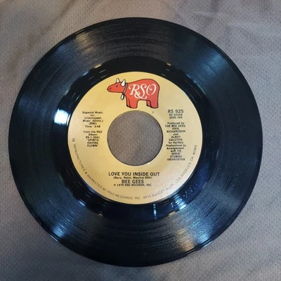 Love You Inside Out / I'm Satisfied - The Bee Gees - 45 LP vinyl  - Image 1 of 2