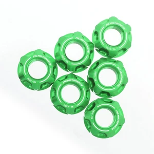 Green Rear Hub Sprocket Flange Nut For Kawasaki ZZR 1400 ZX1400 15 16 17 18 19 - Picture 1 of 6