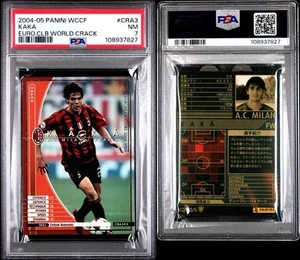 2004 PANINI/SEGA WCCF EUROPEAN CLUBS #CRA3 KAKA EURO.CLB.WORLD CRACK PSA 7 - Picture 1 of 1