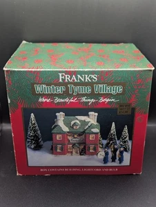 Frank's Winter Tyme Village Lighted "Tavern" Christmas Winter - Picture 1 of 6