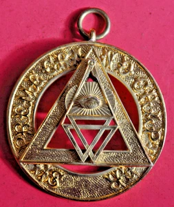 Supreme Grand Chapter Past 2nd Grand Principal Masonic Collar Jewel - Bild 1 von 2