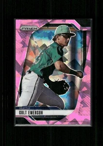 2025 Prizm MLB Pink Cracked Ice Colt Emerson #23 Mariners - Bild 1 von 2