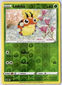 Ledyba 004/198 Chilling Regin Common Reverse Holo Pokemon Card LP - Picture 1 of 2