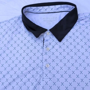 Camisa Maelreg Para Hombres XXXL Clásica Rendimiento Polo Elastizado Club de Golf Absorbente AOP - Imagen 1 de 12