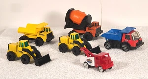 Tonka - Set of (6) Small Construction/Service Vehicles - Picture 1 of 22