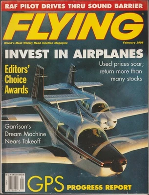Flying Aviation Magazine Invest in Airplanes, GPS Progress Report Feb. 1998 - Image 1 of 4