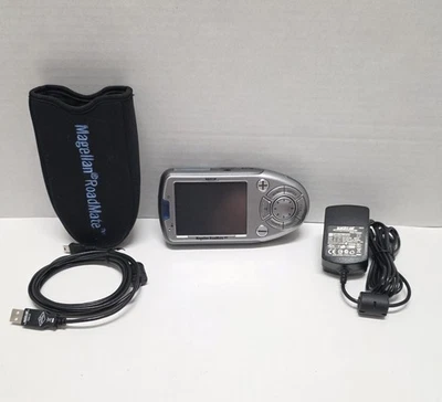 Magellan RoadMate 800 Car Portable GPS Navigator US Canada PR Maps - Image 1 of 4