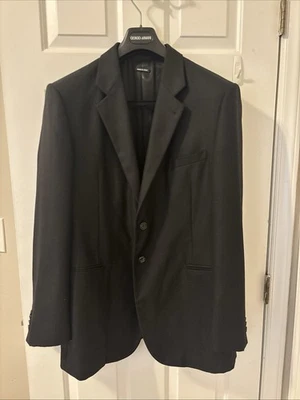 Casaco esportivo Giorgio Armani blazer 58/48T cashmere etiqueta preta - Imagem 1 de 4
