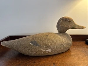 Grande esca antica vintage in legno per anatre, in ottime condizioni. Bellissima età. - Foto 1 di 12