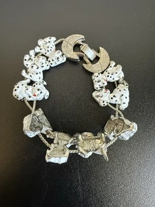 RARE Vintage 101 Dalmatians Charm Bracelet🐾 - Picture 1 of 5