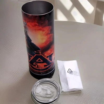 Vaso 3D Auburn Tigers Fútbol 20oz SS Aubie, Altavoz Bluetooth Portátil, Nuevo Foto 1 de 4