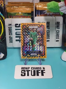 2023-24 Prizm Premier League - Alisson Becker #78 Orange Mosaic Prizm - Picture 1 of 2