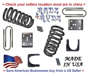 1983-1997 Ford Ranger Mazda B 2WD 3" Lowering Coil Springs Kit 5" Drop Axle Flip - Bild 1 von 2